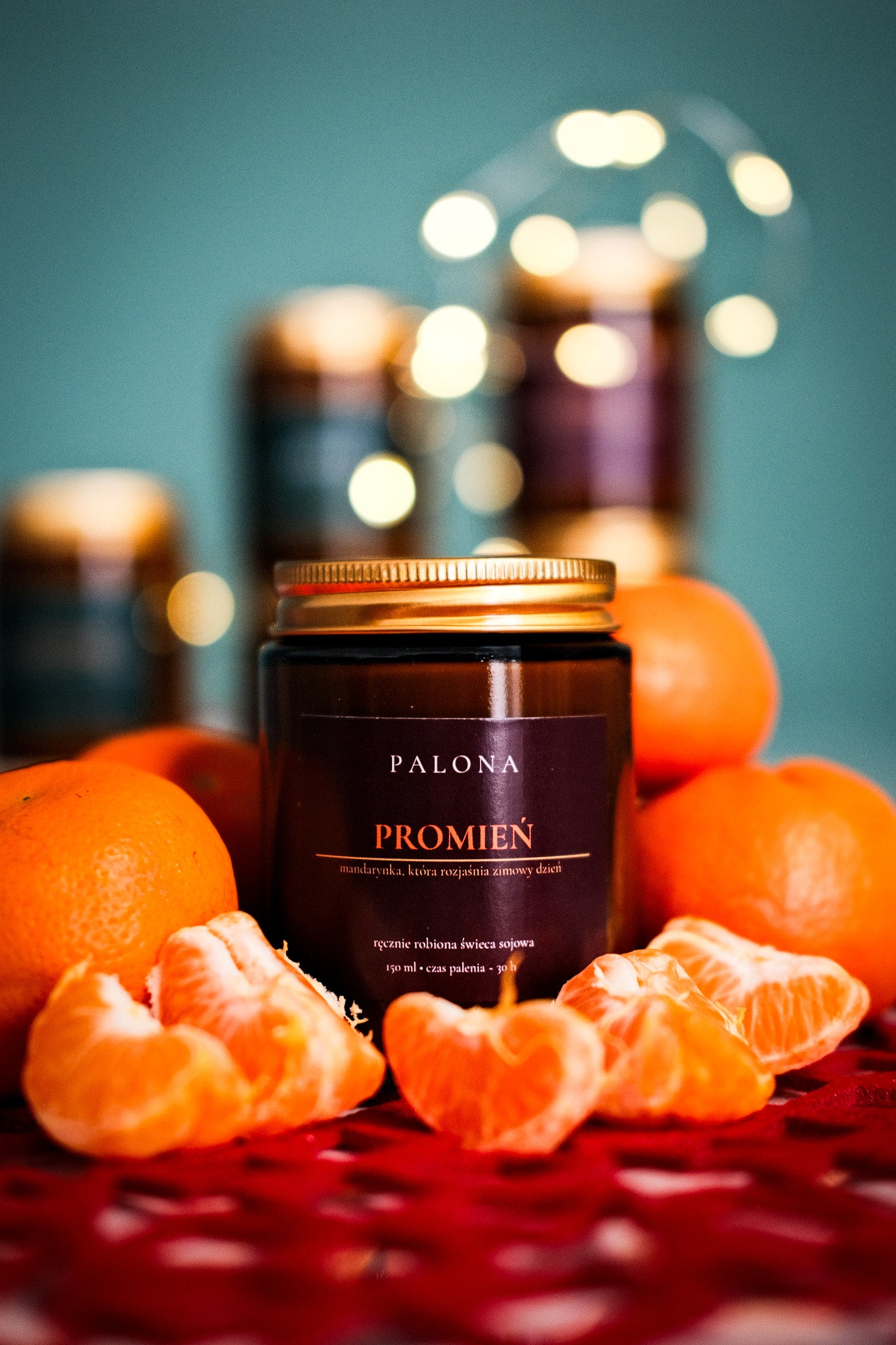 Świeca sojowa PROMIEŃ