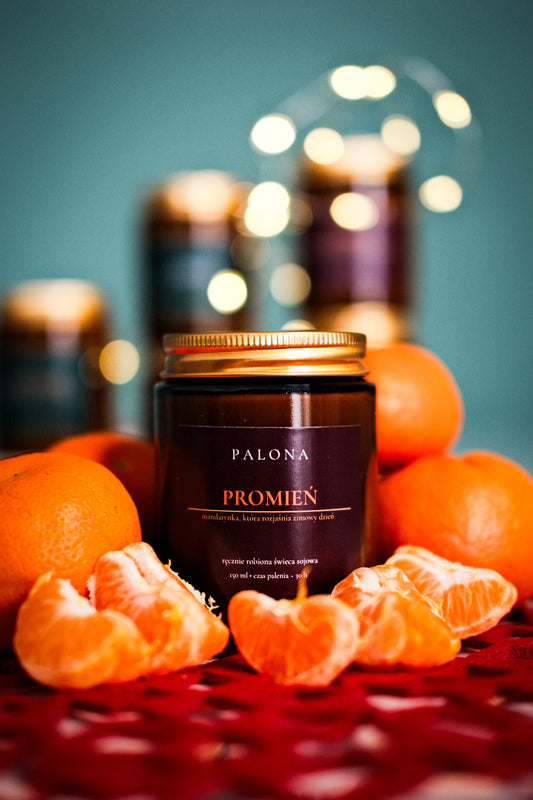 Świeca sojowa PROMIEŃ