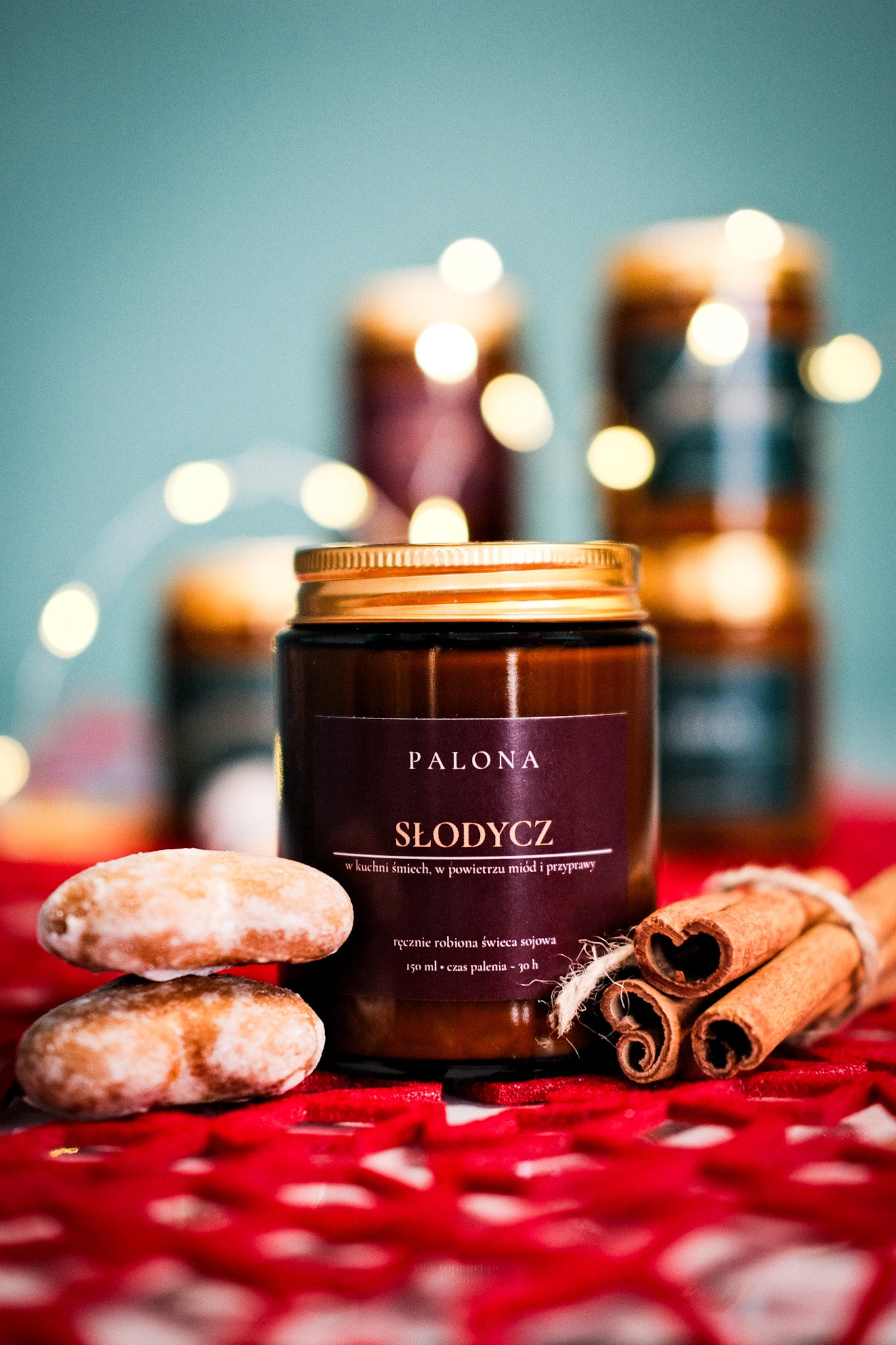 Świeca sojowa SŁODYCZ