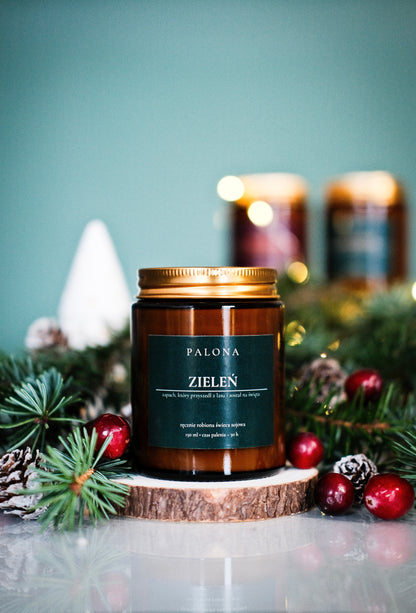 Świeca sojowa ZIELEŃ